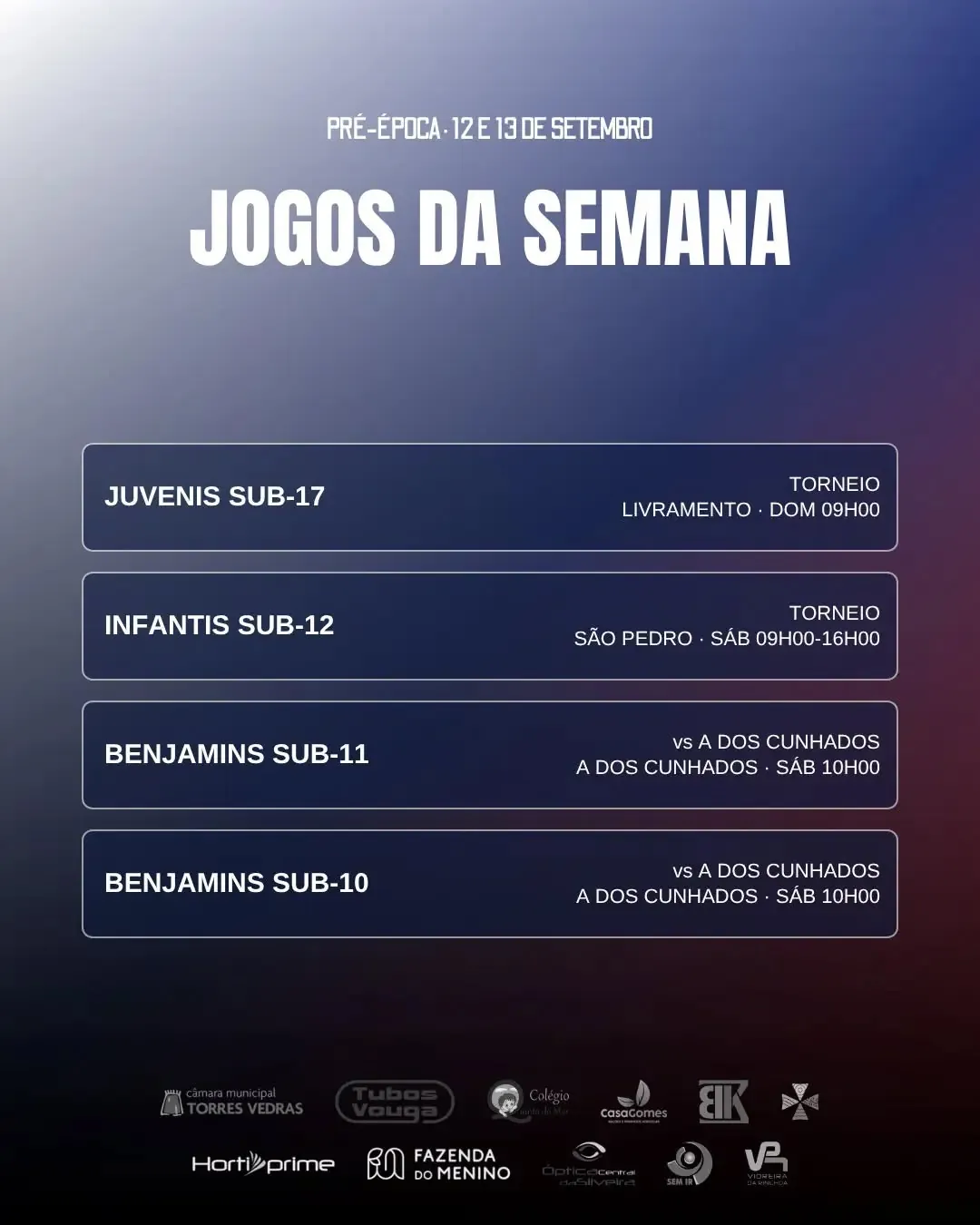 Arranca a Pré-Época