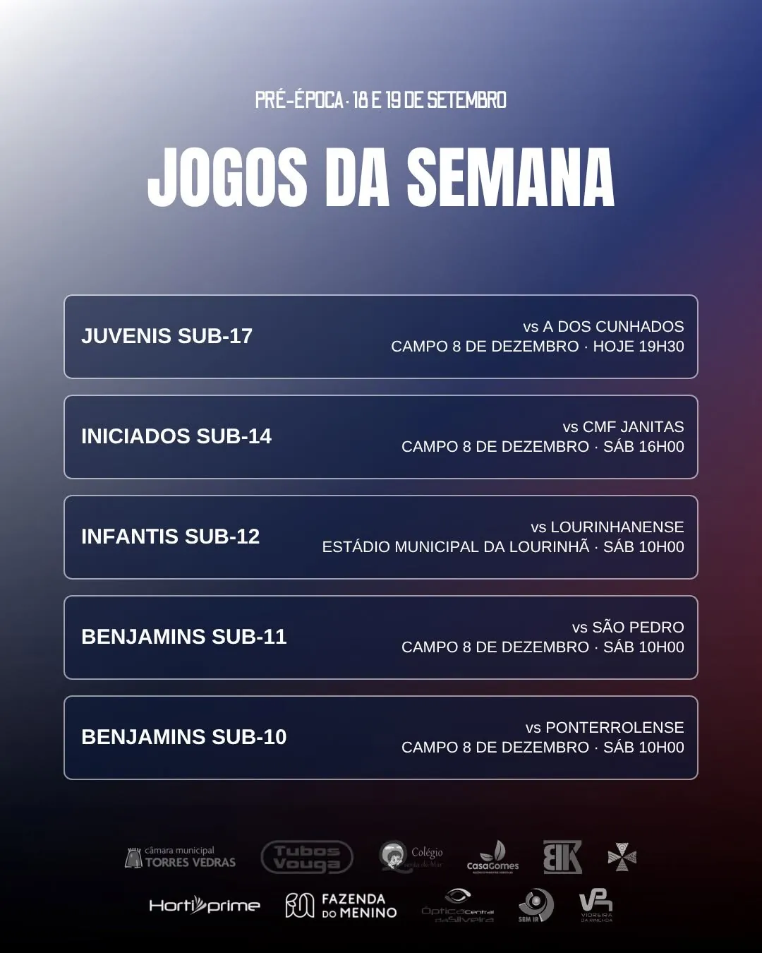 Fim de Semana Cheio no 8 de Dezembro